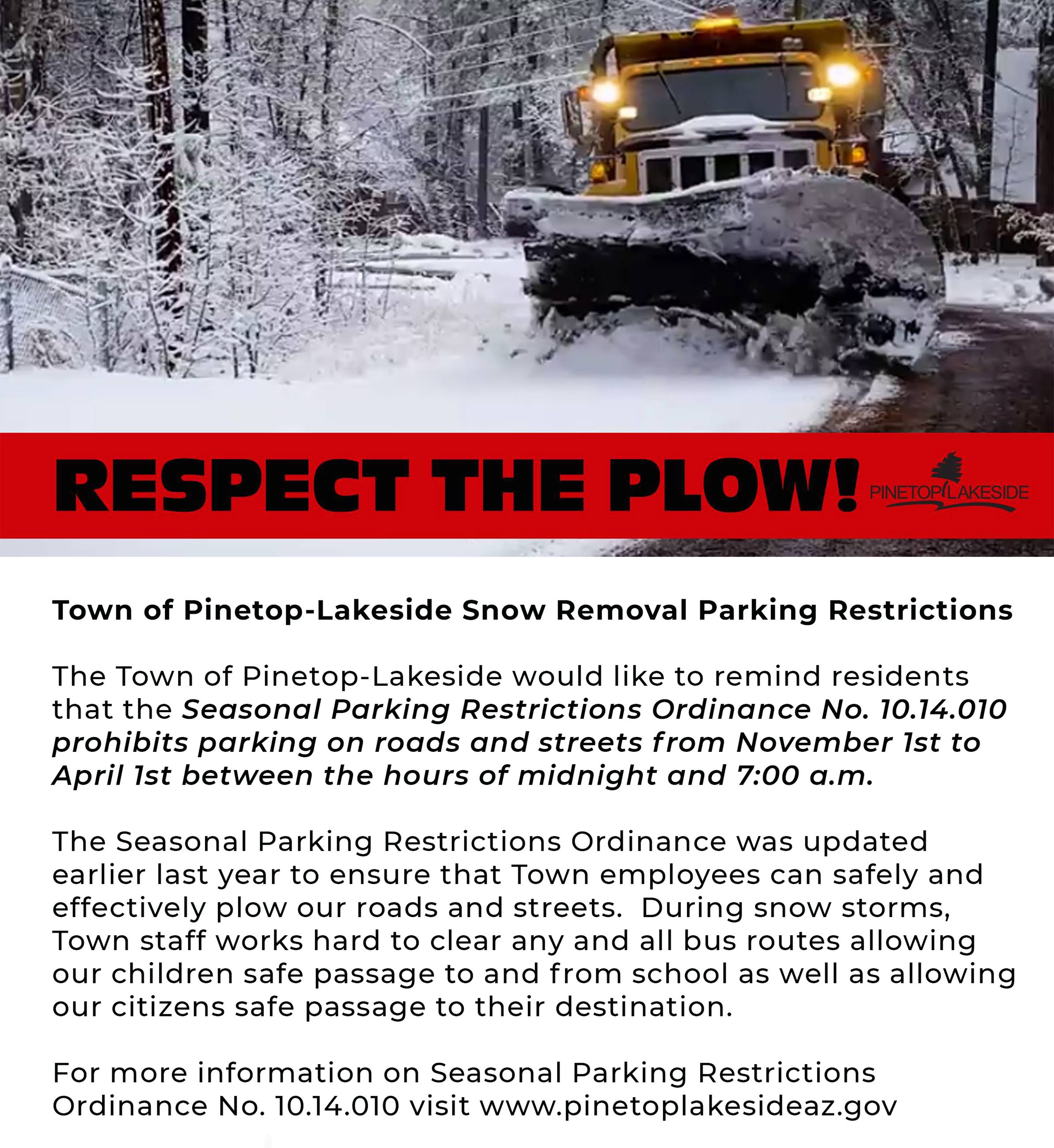 Seasonal Parking restrictions_ Snow Plow